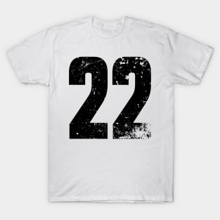 Black 22 Number Caitlin Clark Iowa BP-18 T-Shirt